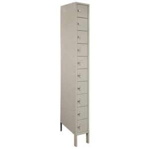 Republic 10 Tier Cell Phone Locker With Padlock Hasps 1 Wide