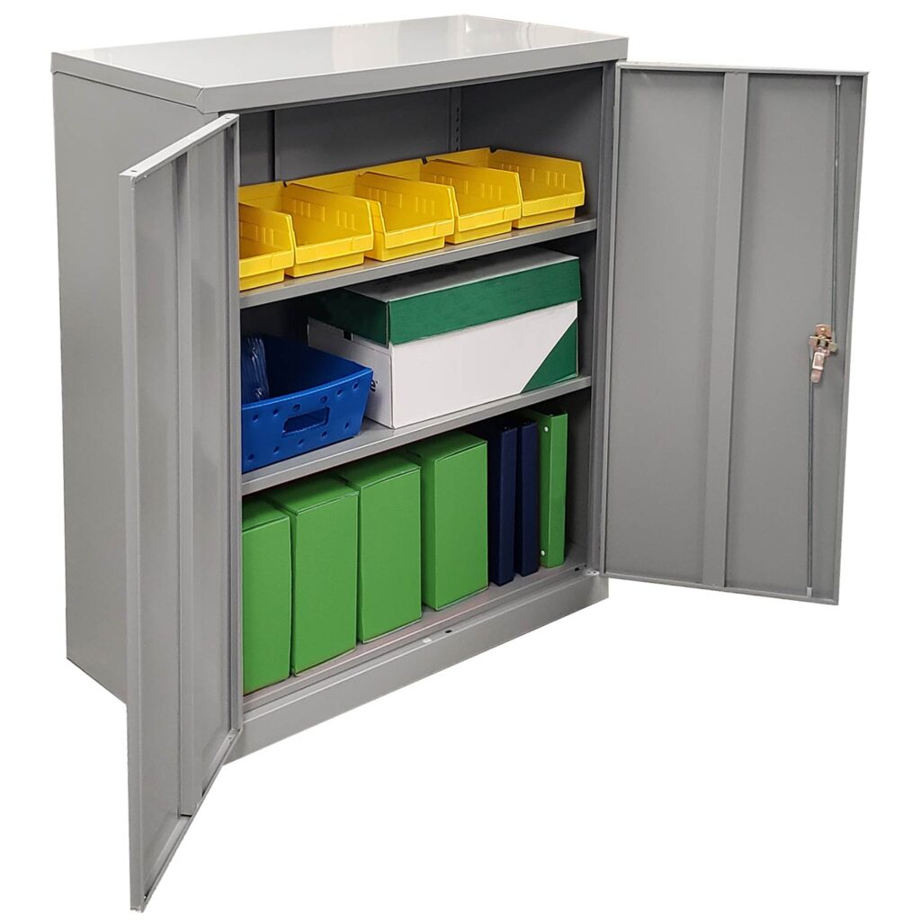 Republic 1200 Series Counter Height Storage Cabinet with Props