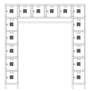 Republic 16 Person Locker