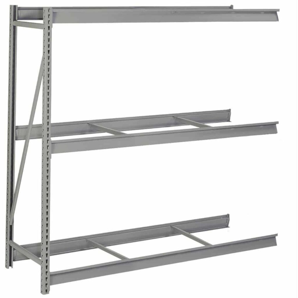 Republic Bulk Storage Rack Add-on With Front-to-Back Supports