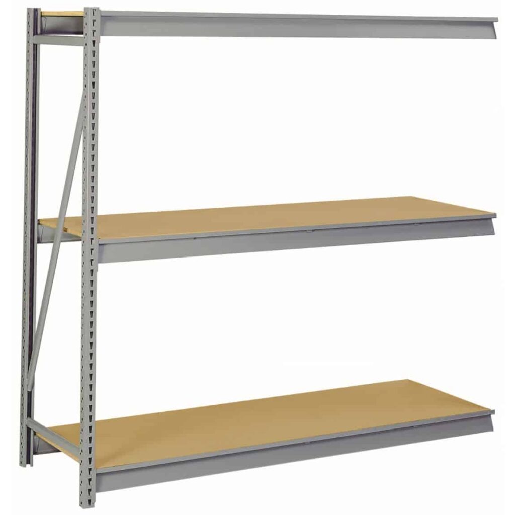 Republic Bulk Storage Rack Add-on With Particle Board Decking