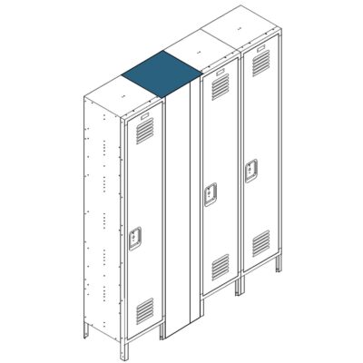 Republic Locker Accessories Flat Top Filler