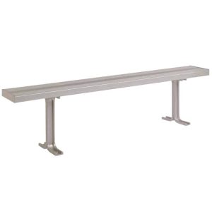 Republic Locker Room Aluminum Bench 2 Pedestals