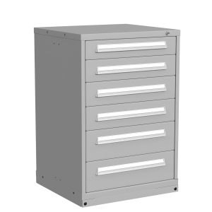 Republic Modular Drawer Cabinet Counter Height Standard Wide 6 Drawers 4930301008 Angle View