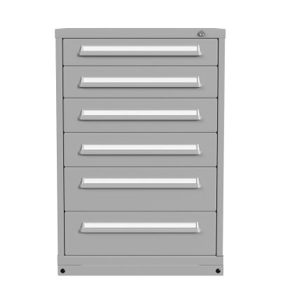 Republic Modular Drawer Cabinet Counter Height Standard Wide 6 Drawers 4930301008 Front View