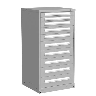 Republic Modular Drawer Cabinet Eye-Level Height Standard Wide 10 Drawers 683030000C Angle View