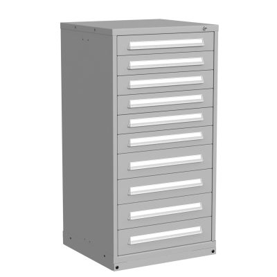 Republic Modular Drawer Cabinet Eye-Level Height Standard Wide 10 Drawers 6830301009 Angle View Republic Modular Drawer Cabinet Eye-Level Height Standard Wide 10 Drawers 6830301009 Angle View