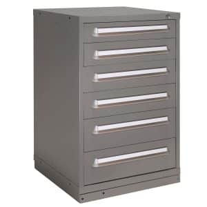6 Drawer Modular Cabinet Standard Wide Counter Height