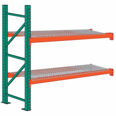 Republic Pallet Rack 8 Foot High Wire Decking Add-On