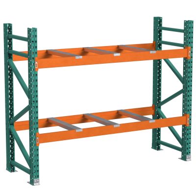 Republic Pallet Rack With 6 Front-To-Back Supports 2 Level Starter