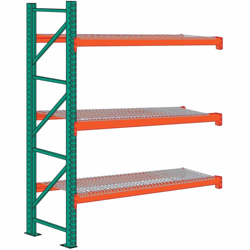 Republic Pallet Racking 12 Foot High Wire Decking Add-on
