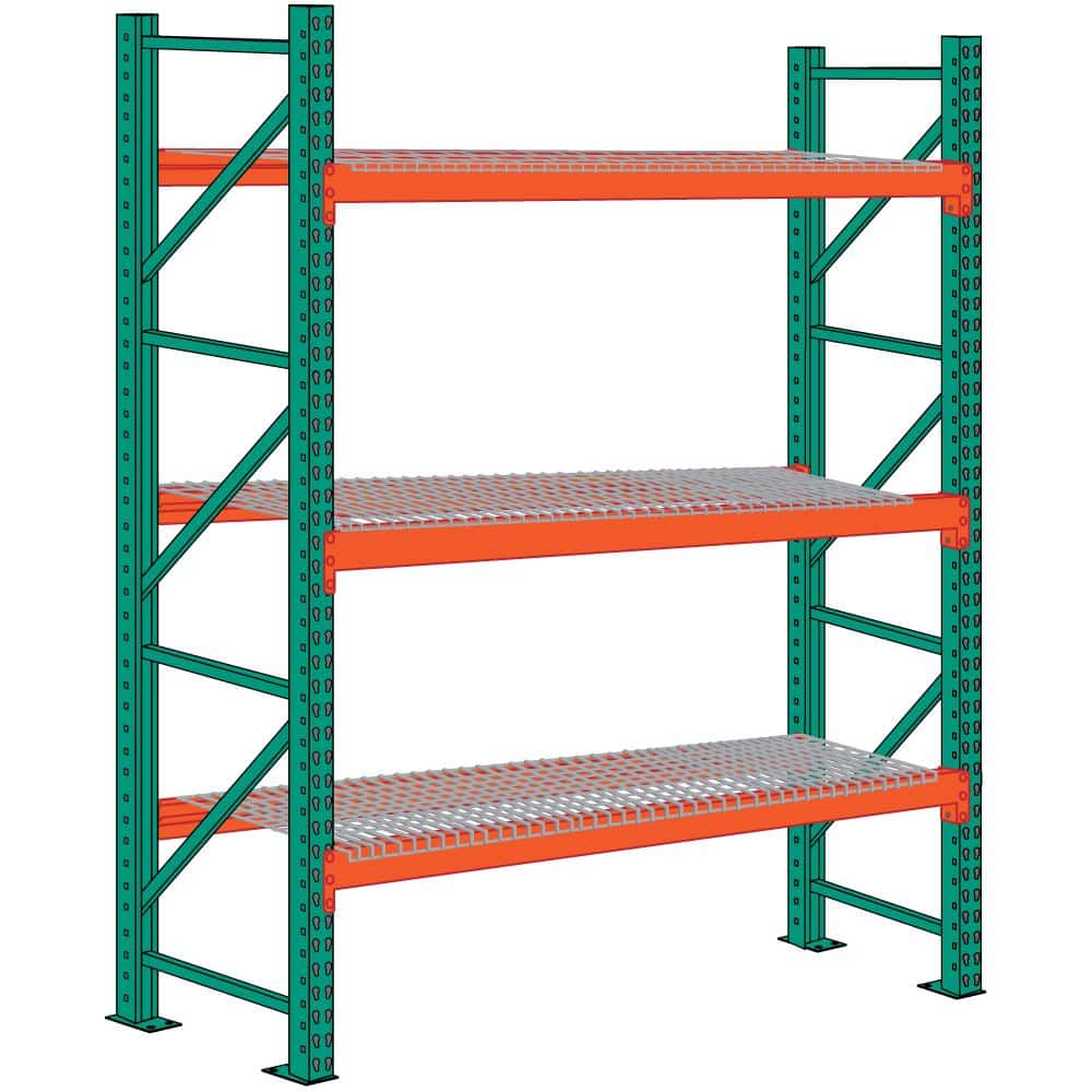 Republic Pallet Racking 12 Foot High Wire Decking Starter