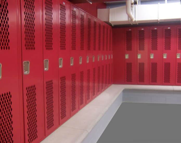 Single Point Latch Ventilated Lockers - Vented Gym Lockers