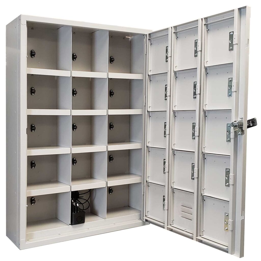 Republic 14 Door Cell Phone Locker Open
