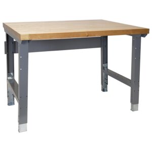 Republic Workbench With Adjustable Legs Hardwood Top